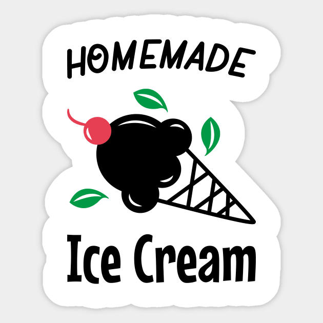 Homemade Ice Cream Sticker by notami